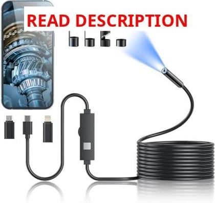 Kinpthy Endoscope Camera with Light 1920P HD