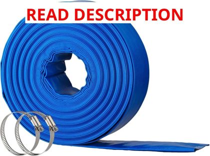 2"x100FT Pool Backwash Hose Heavy-Duty