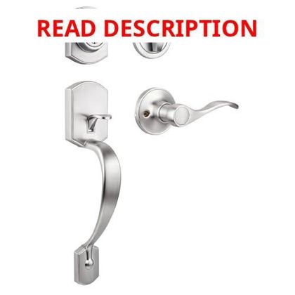 Probrico Front Door Lock Set   Satin Nickel
