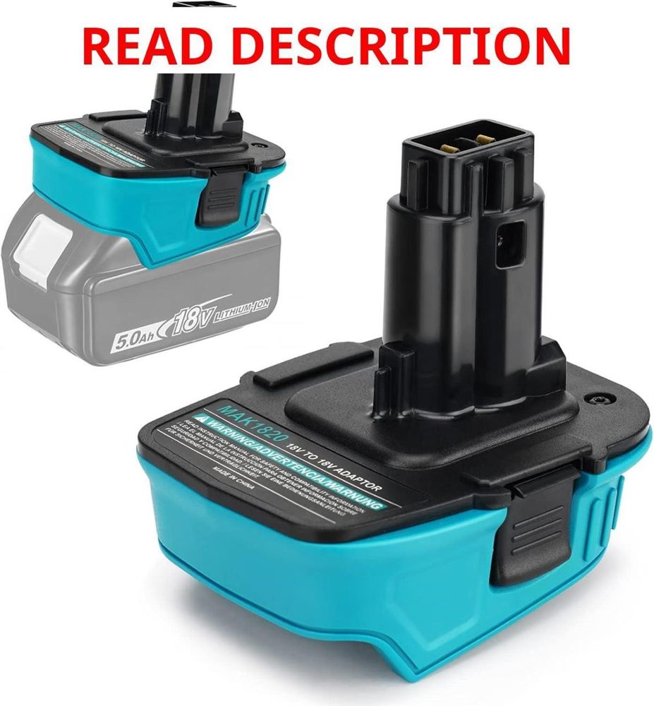 Ecarke Makita 18V to DeWalt 18V Adapter