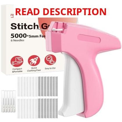 Stitch Gun for Clothes Tagging Gun Pink