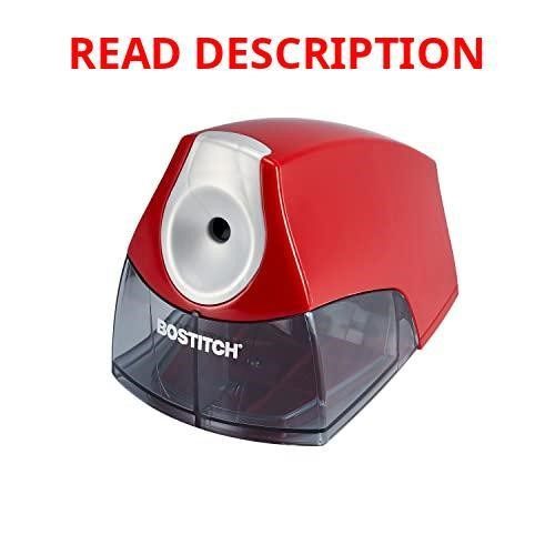 Bostitch Electric Pencil Sharpener Red