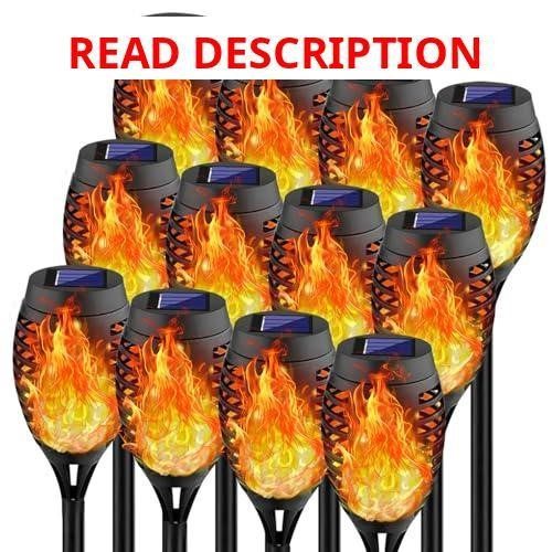 Swingers Solar Lights Outdoor Halloween Torch