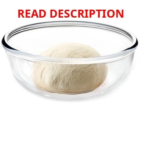 11.6in Wide 6.3Qt Glass Mixing Bowl