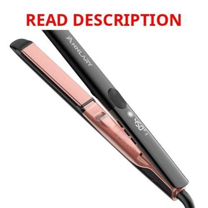 Annlary 1" Flat Iron & Curler 2-in-1
