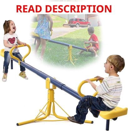 Seesaw for Kids Outdoor 250LB 360  Rotating