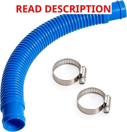 1.25" x 16" Pool Hose Replacement Hose Blue