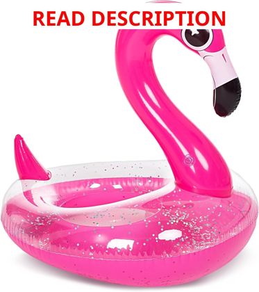 JOYIN Flamingo Pool Floats - Glitter Floaties