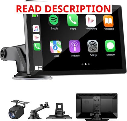 9" Wireless CarPlay Screen with OTA Update