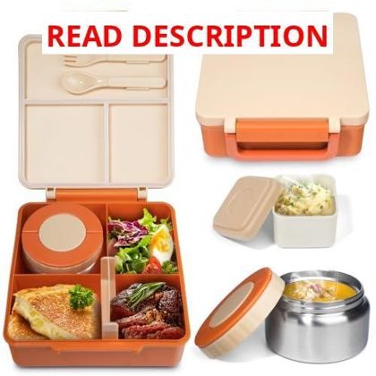 SOHIDA Bento Box with 10oz Soup Thermo