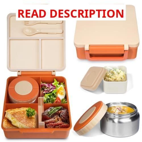 SOHIDA Bento Box with 10oz Soup Thermo
