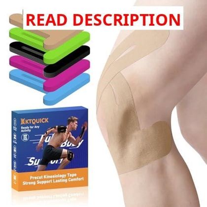 KTQUICK Kinesiology Tape for Knees Beige