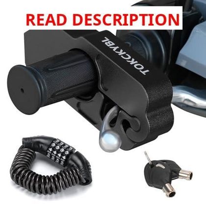 Motorcycle Lock Heavy Duty Helmet Lock