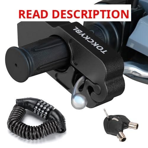 Motorcycle Lock Heavy Duty Helmet Lock