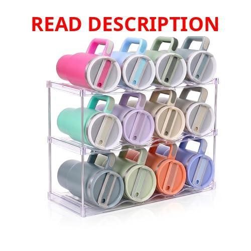 Stanley 40 oz Bottle Organizer 3 Pack Clear