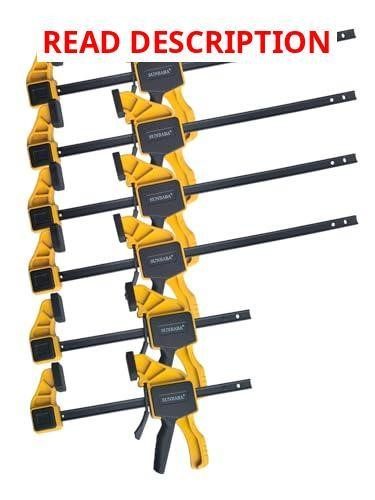 SUNBABA 3 Pack F Clamp/Spreader 12"/6" 150LBS