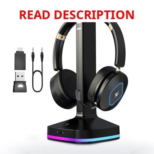 Wireless Headset with Mic Bluetooth Dongle