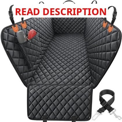 URPOWER Dog Car Seat Cover for Back Seat
