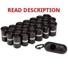 Amazon Basics Dog Poop Bags with Dispenser