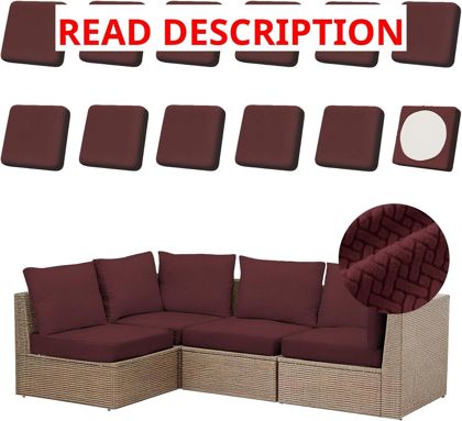 Outdoor Cushion Covers 20-27" Universal Fit