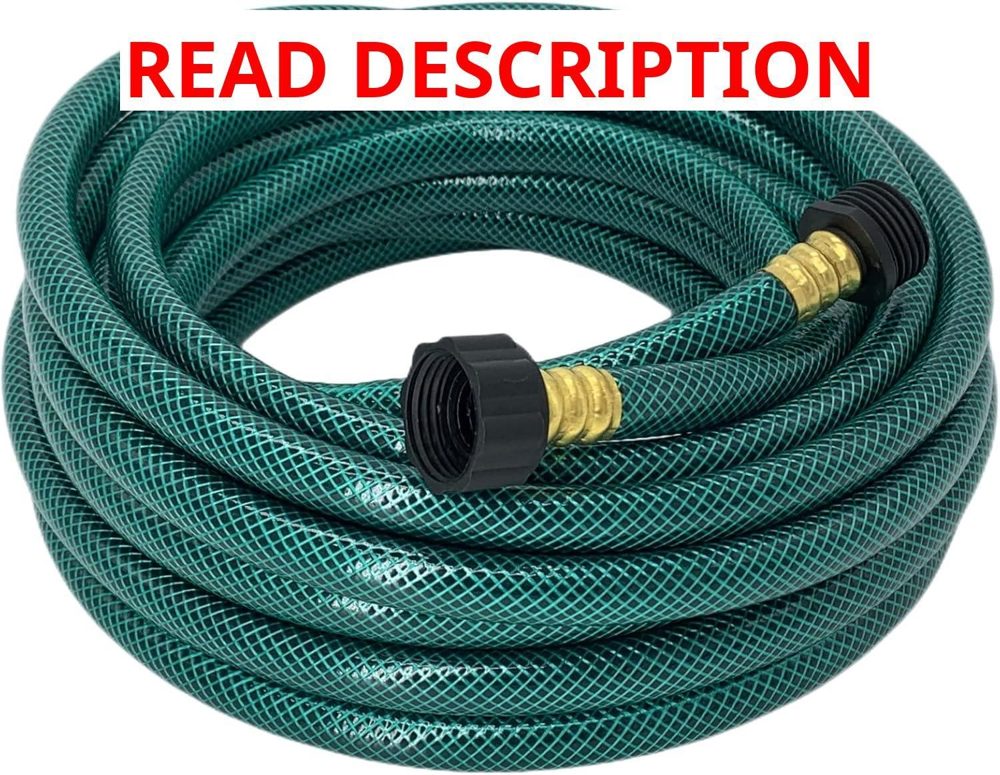 1/2" Short Garden Hose 10ft   PVC