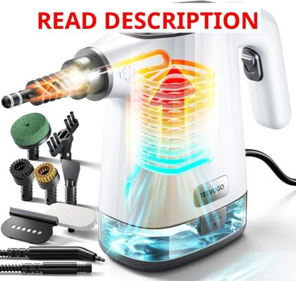 Handheld Steam Cleaner Portable (White)
