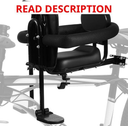 Zacro Kids Bike Seat Front Mounted with Bar