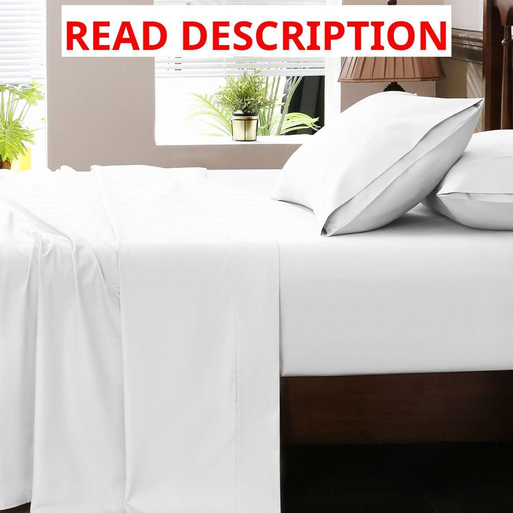 King Sheets 18-24" Egyptian Cotton 1000TC