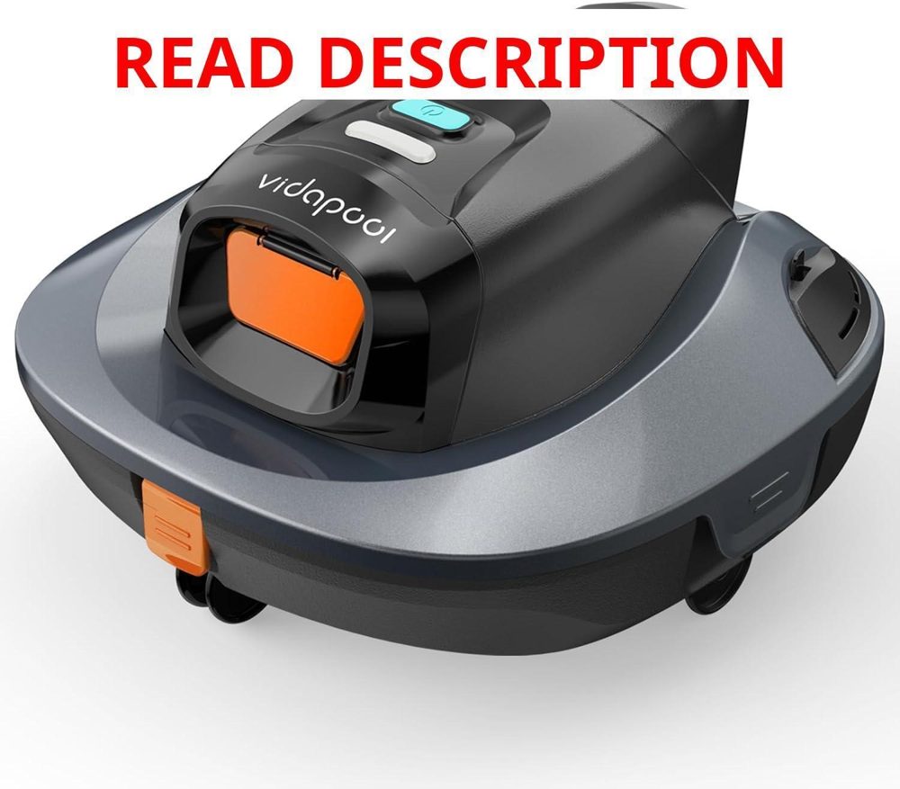 Robotic Pool Vacuum Cleaner Grey 90-Min