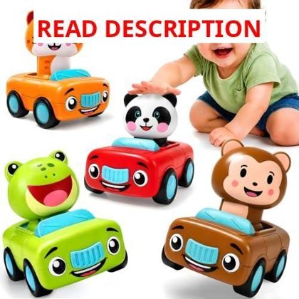 Stargo Press to Go Car Toys for 1 Year Olds