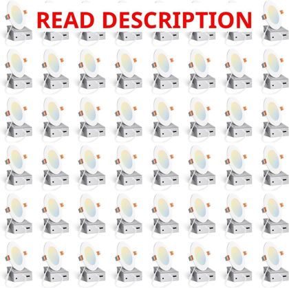 Amico 48-Pack 4" LED Downlight White