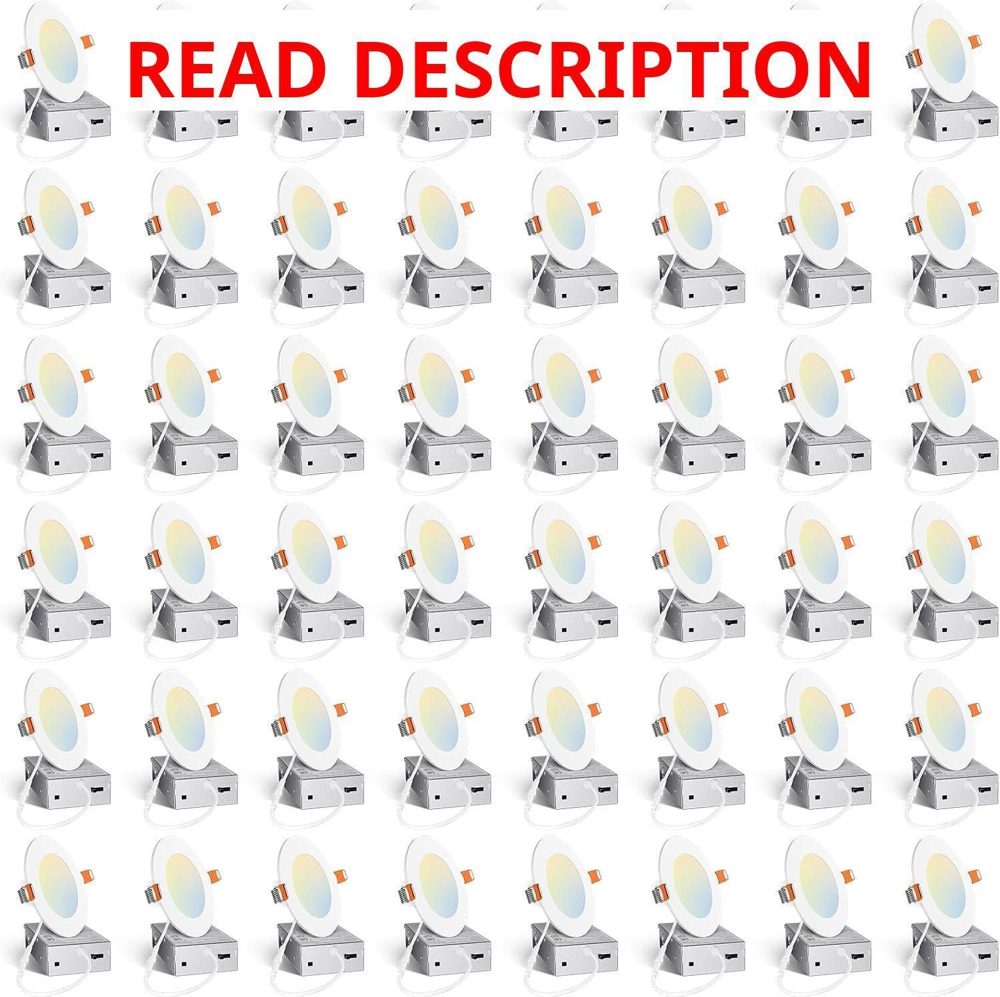 Amico 48-Pack 4" LED Downlight White
