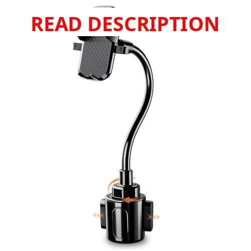 Cup Holder Phone Mount: 15" Gooseneck Car