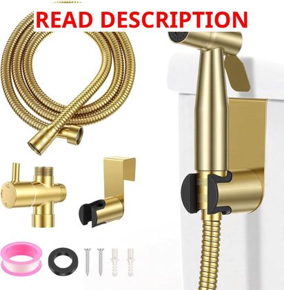 Gold Handheld Bidet Sprayer Kit