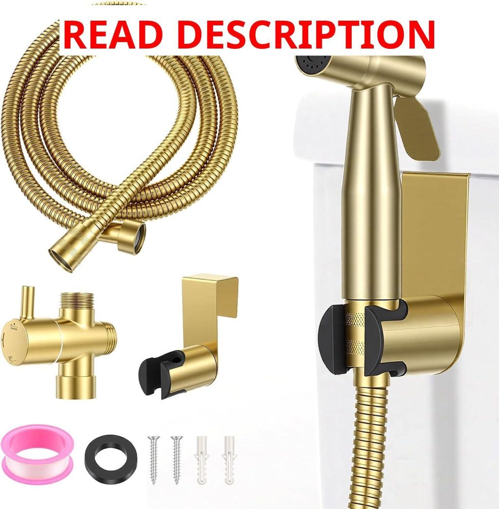 Gold Handheld Bidet Sprayer Kit
