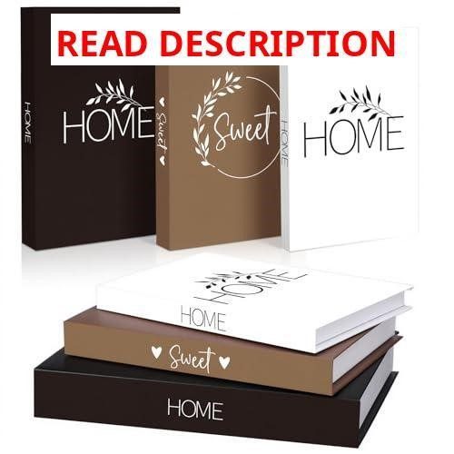 Thyle Faux Books Kit Coffee Table Decor