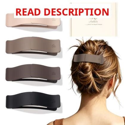 Flat Hair Clips for Women Claw Hair Clips