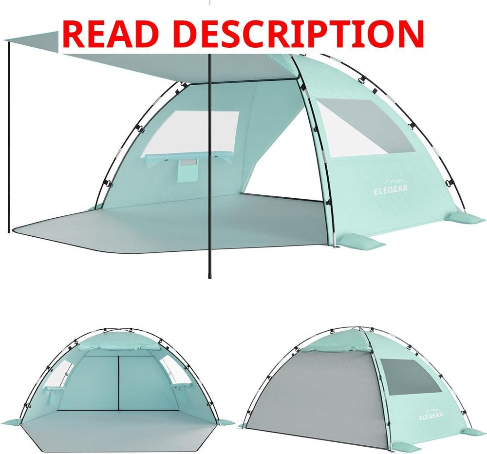 Elegear CumbreX Beach Tent 4-5P Green