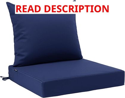 Favoyard Cushions 22x24in Waterproof Blue