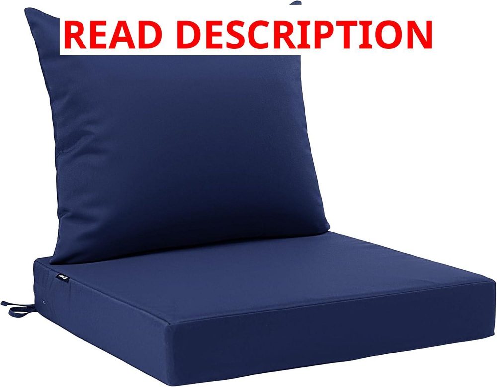 Favoyard Cushions 22x24in Waterproof Blue
