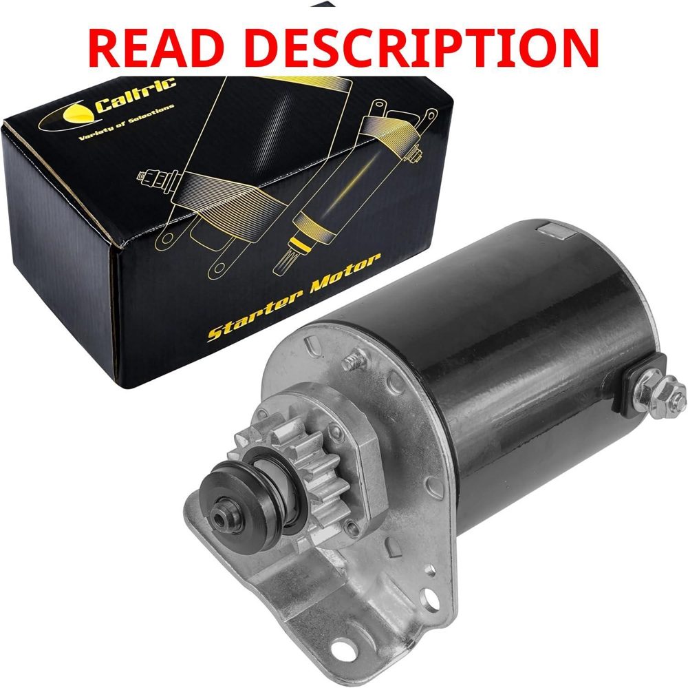 Caltric Starter for JD D100 D120 14 Teeth