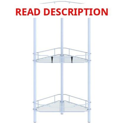 HuggieGems Floor Corner Shower Caddy 3-Tier