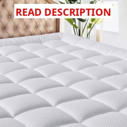 MATBEBY Twin XL Mattress Pad Soft Topper