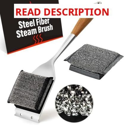 XUDAKAIXIN Bristle-Free Steam Grill Brush Head