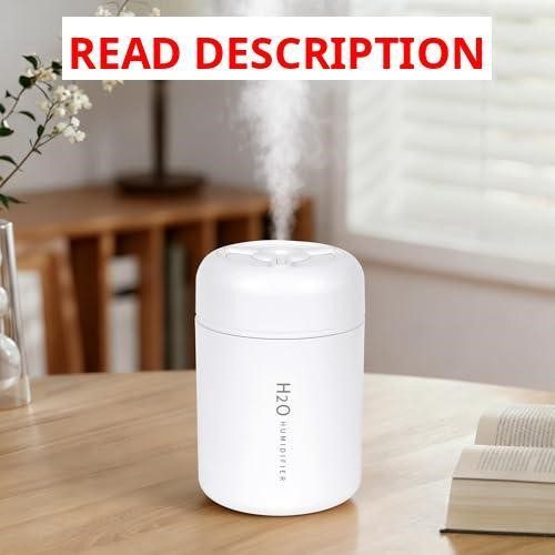 USB Humidifier 300ml with Lights (White)