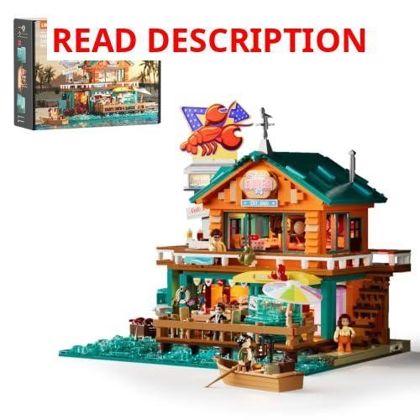 Lumibricks Seafood Restaurant Set 2484pcs