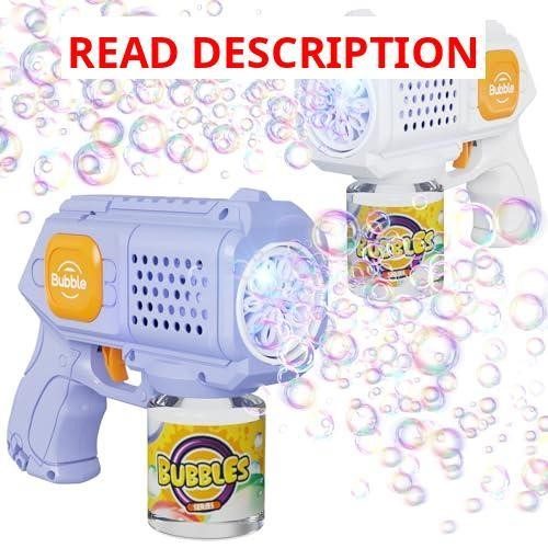 Panacare 2-Pack Bubble Gun Automatic Maker