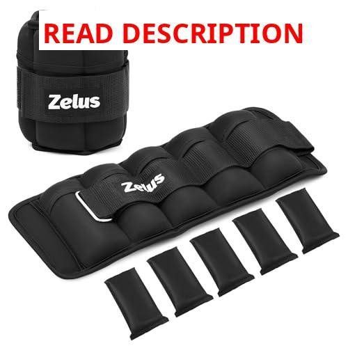 ZELUS Adjustable Ankle Weights 1-5 lb