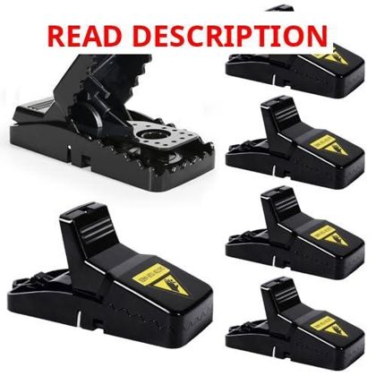 6 Pack Indoor Mouse Traps (Quick Set)