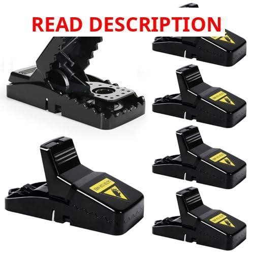 6 Pack Indoor Mouse Traps (Quick Set)